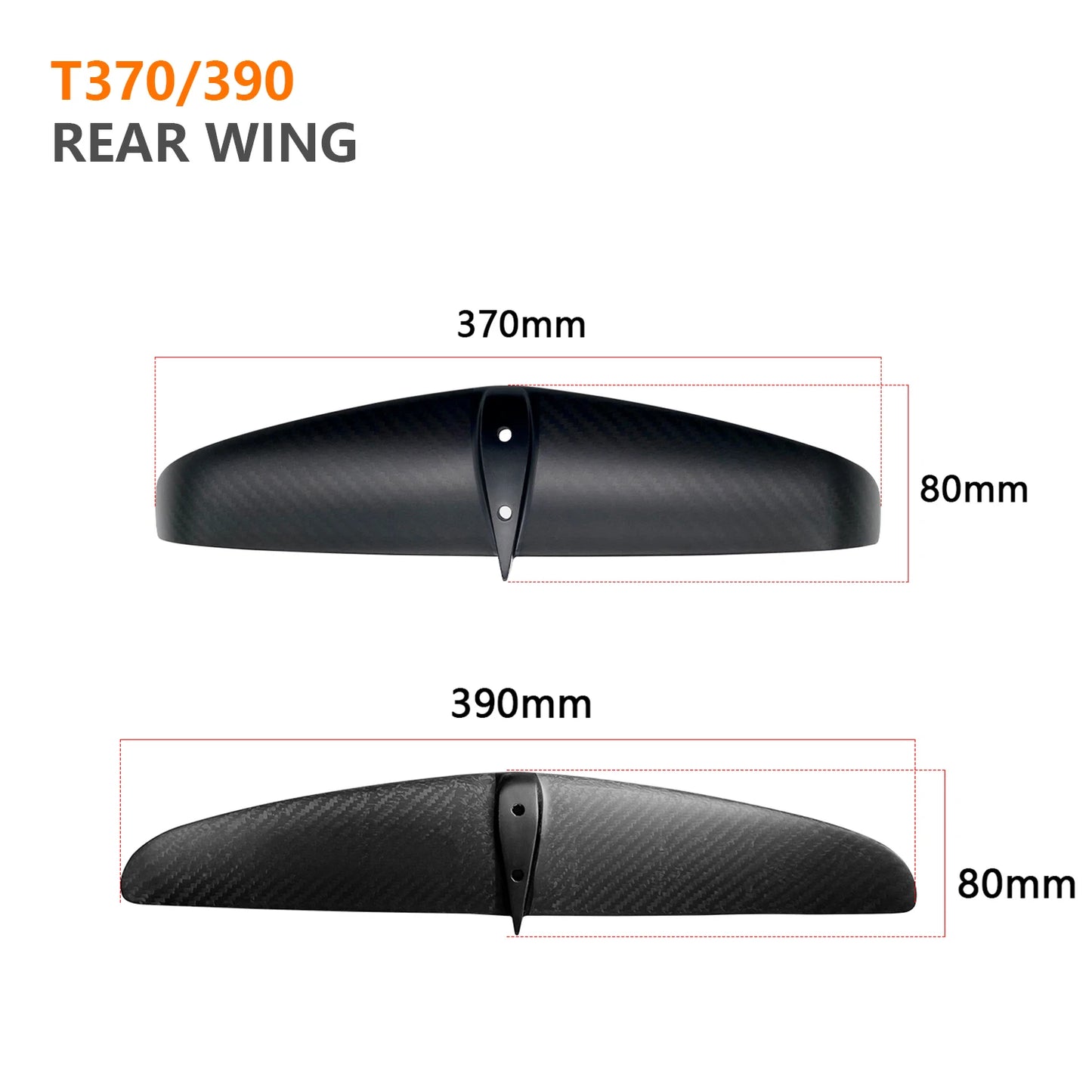 Axis compatible Carbon fibre stabiliser foil