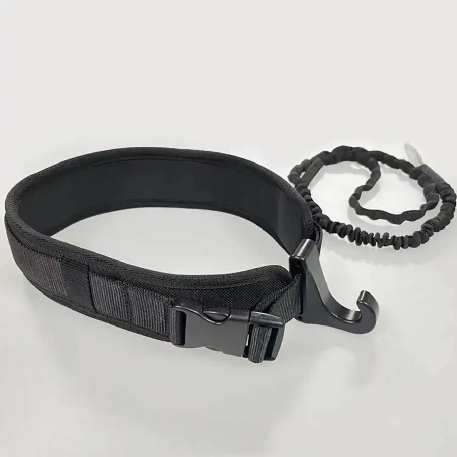 Wingfoil waist harness with leash